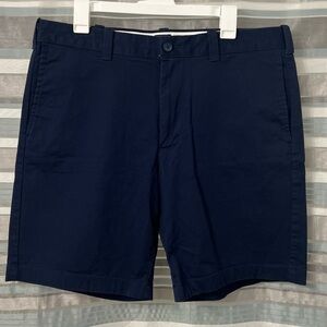 J. Crew Navy Blue Flat Front Shorts